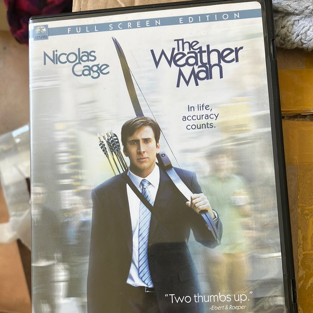 The weatherman Nicolas cage dvd